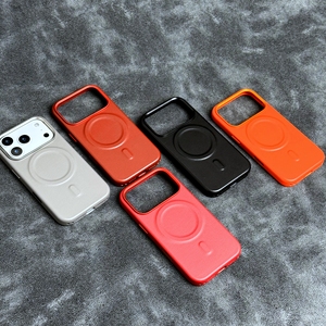 เคสหนังกลับพรีเมียม ขึ้นรูปด้วยความร้อน หุ้มรอบตัวเครื่อง ดีไซน์วงแหวนแม่เหล็กยกสูง สำหรับ iPhone 17 Pro Max - Product Image 1