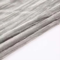 Vente en gros de tissus pour vêtements en polyester 100% couleur personnalisée, rouleau de micro-velours de soie 5000, tissu de doublure pour vêtements