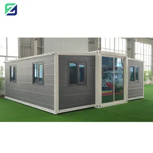 20 En 40ft Luxe Geprefabriceerde Draagbare Huizen 2 3 4 5 Slaapkamer Uitbreidbare Opvouwbare Container Huis Klein Prefab Smart Huis