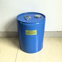 Bidon métallique hermétique de 5 gallons / 20 L avec couvercle, protection contre la rouille, bleu, recyclable, pour eau d'urgence, aliments secs, équipement de survie, stockage