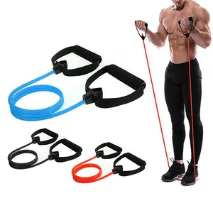 Fitness egzersiz kabloları elastik Yoga eğitimi çekme halatı streç direnç bantları