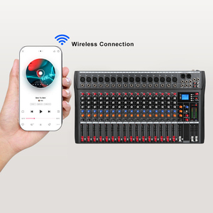 Consola mezcladora de audio profesional de 16 canales serie CT con función <span class=keywords><strong>MP3</strong></span>/BT/grabación USB, almohadilla de soporte, IPhone, Android - Product Image 3