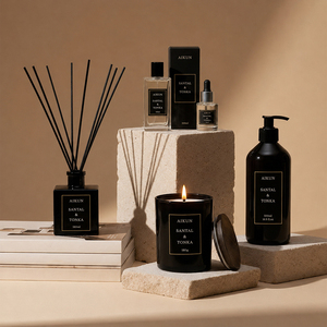 AIKUN, fabricant de parfums d'intérieur de luxe sur mesure haut de gamme, diffuseur de parfum sans flamme, bougie parfumée à la cire de soja, coffret cadeau - Product Image 1
