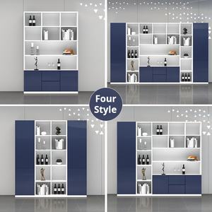 Classeur en bois au design moderne grand bureau personnalisable nouveau mobilier de bureau pour bureau administratif ou chambre à coucher - Product Image 4