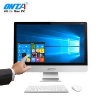Ordenador de escritorio todo en uno de 19 pulgadas, procesador core I3 i5 i7, 4GB ram, 128GB SSD, 1TB HDD, todo en uno, con pantalla táctil