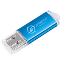 Flash Drive USB 3.0 Logam Custom Harga Terjangkau dengan Kapasitas 1GB-256GB, Chip Flash Kelas-A, Garansi 3 Tahun