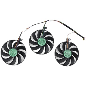 87 มม. T129215SU 7PIN <span class=keywords><strong>RTX</strong></span> 2060 พัดลม GPU สำหรับ <span class=keywords><strong>RTX</strong></span> 2060 <span class=keywords><strong>2070</strong></span> Super 2080 <span class=keywords><strong>Ti</strong></span> หรือ RX 5600 XT RX 5700XT พัดลมระบายความร้อน - Product Image 1
