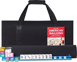 Juego de 3 Bolsas para Mahjong Americano, Bolsa de Almacenamiento de Tela Oxford Resistente, Portátil, de Gran Capacidad para Juegos de Mesa y Fiestas - Product Image 1
