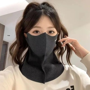 Mascarilla Térmica Chisang para Mujer, Protección UV, Transpirable, Cortavientos, para Deportes, Otoño Invierno, Color Sólido - Product Image 2