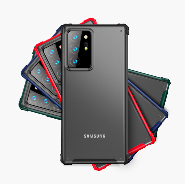 Translucent Heavy Duty Shockproof Anti-Fall case for Note 20,Drop Tested Protective Case for Samsung Galaxy Note 20 Ultra