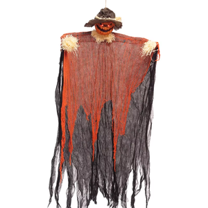 Suspendu Fantôme Yeux Rougeoyants Horreur Atmosphère Décoration Pendentif Halloween Électrique Induction Mal Citrouille Homme Épouvantail - Product Image 5