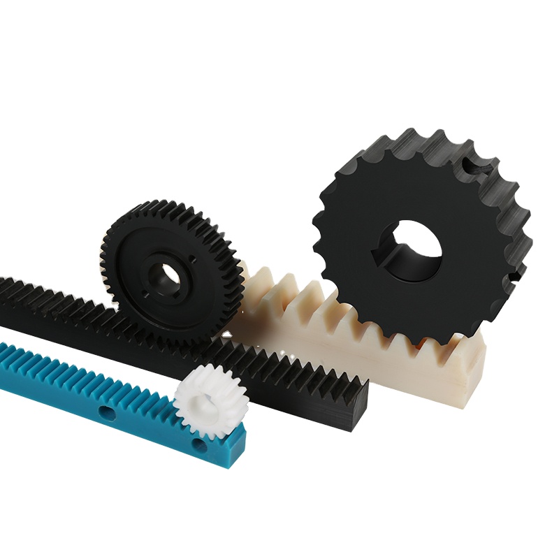 China Durable Rack Sliding Guide Cnc Machining Uhmwpe Nylon Drive Rack pinion small Plastic Gears