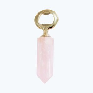 Masajeador Facial de Cuarzo Rosa 100%, Botella de Cristal para Regalo Empresarial y Decoración - Product Image 2