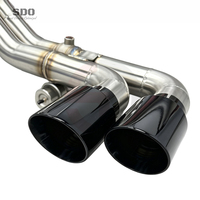 Silencieux d'échappement SDO Performance pour Ferrari F430 4.3L 2005-2009 en acier inoxydable Catback avec commande de soupape à vide