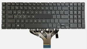Nuevo teclado de ordenador portátil genuino para HP <span class=keywords><strong>OMEN</strong></span> <span class=keywords><strong>17</strong></span>-CB0002CA <span class=keywords><strong>17</strong></span>-CB0020NR <span class=keywords><strong>17</strong></span>-CB1097NR rojo retroiluminado inglés US teclado <span class=keywords><strong>Notebook</strong></span> - Product Image 4