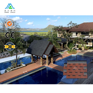 Hiệu suất cao tùy chỉnh khảm lục giác hiện đại 3-tab gạch chống thấm nhiều lớp nhựa đường mái bệnh zona cho nhà lợp - Product Image 1