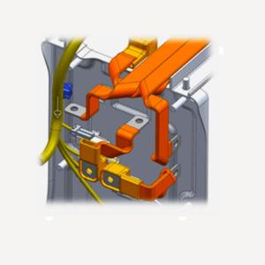 Barre omnibus <span class=keywords><strong>de</strong></span> bloc <span class=keywords><strong>de</strong></span> fusibles en cuivre nickelé isolé Flexible pour batterie d'alimentation automobile avec <span class=keywords><strong>connexion</strong></span> à vis 50A - Product Image 6