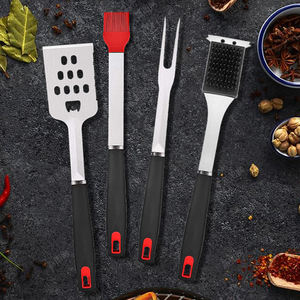 Ensemble d'ustensiles de <span class=keywords><strong>barbecue</strong></span> portables en acier inoxydable 5 pièces avec manche long en plastique pour <span class=keywords><strong>barbecue</strong></span> et camping - Product Image 5