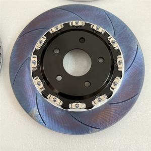 Jekit Disque de frein automatique 330x28mm Courbes rainurées Nouveau modèle de condition pour Clio <span class=keywords><strong>Alpine</strong></span> <span class=keywords><strong>A110</strong></span> et Land Cruiser 200 - Product Image 3