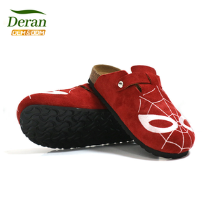 DERAN <span class=keywords><strong>Zuecos</strong></span> Personalizados <span class=keywords><strong>para</strong></span> Mujer y <span class=keywords><strong>Hombre</strong></span>, <span class=keywords><strong>Zuecos</strong></span> <span class=keywords><strong>de</strong></span> Corcho y Gamuza, Pantuflas Antideslizantes con Soporte <span class=keywords><strong>de</strong></span> Arco y Hebilla Ajustable, Pantuflas Unisex <span class=keywords><strong>de</strong></span> Corcho - Product Image 1