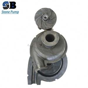 Bomba de lodos de concha de caracol serie 3/2 AHR con impulsor de vórtice cerrado y accesorios de acero, hierro fundido y caucho, fabricada en China, bomba de agua - Product Image 6