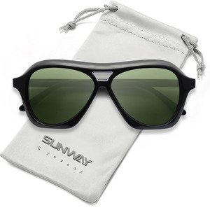 2025 New Design Trendy Fashion <b>Large</b> <b>Frames</b> Sun Glasses with CustomUV400 PC Double Bridge Sunglasses for Men Women - Product Image 3