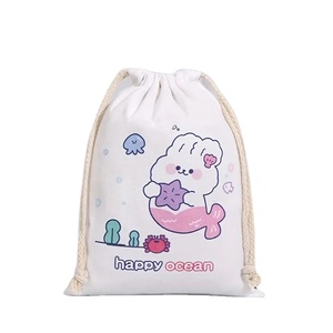 Bolsa con Cordón de Tela de Poliéster y Algodón Suave con Logotipo Personalizado para Bolsos y Zapatos - Product Image 1