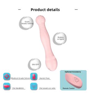 Patentado sosoft de buttplugs <span class=keywords><strong>vagina</strong></span> vibrador del sexo consolador para mujer con vibrador - Product Image 5