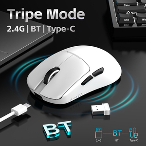 <span class=keywords><strong>Souris</strong></span> de jeu AJAZZ AJ159 V2 MC, batterie remplaçable, tri-mode, 2.4G, Bluetooth, 54g, légère, PAW3311, 26000DPI, pour le jeu eSport - Product Image 4