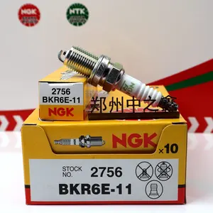 Genuine BKR6E-11 2756 Original NGK nickel alloy spark plug common to BCPR6E-113132 BKR6EYA11 4073