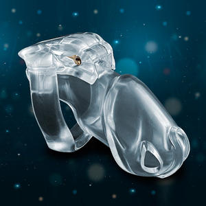 A000526 Dispositif de chasteté masculin de marque OEM en résine avec matériaux métalliques et plastiques, produits pour adultes pour le commerce extérieur CN GUA CB6000S - Product Image 4