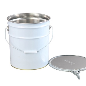Matériau en étain de seau à tambour unique de 20L le plus vendu avec support d'impression personnalisé Promotion du fabricant - Product Image 1