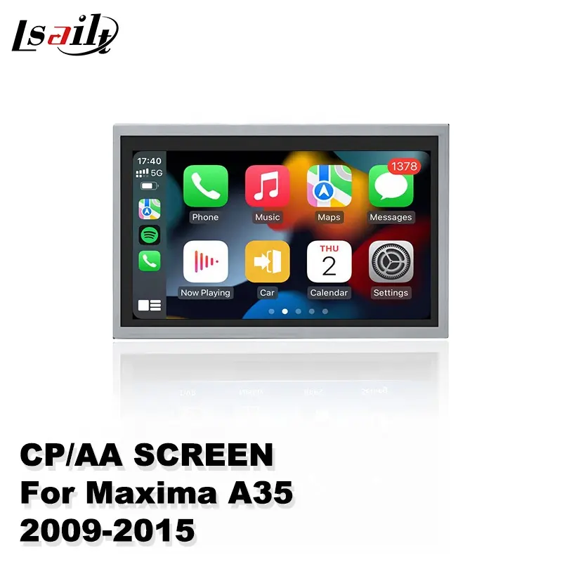 Lsailt 7 inç kablosuz CP AA yedek ekran HD ekran Nissan Maxima A35 2009-2015 için