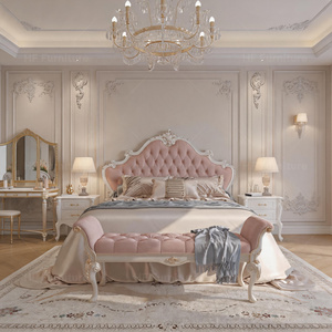Service de conception de visites virtuelles 3D ultra-réalistes pour la rénovation de la chambre principale d'une somptueuse <span class=keywords><strong>maison</strong></span> française de style <span class=keywords><strong>rococo</strong></span> - Product Image 1