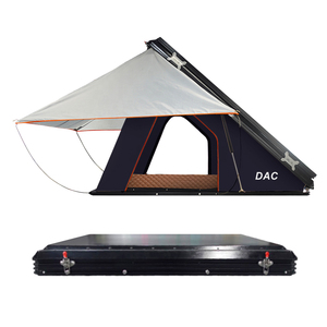 Carcasa dura de aluminio para acampar al aire libre, tienda en la azotea, todoterreno, <span class=keywords><strong>Camper</strong></span> <span class=keywords><strong>Van</strong></span>, tienda ligera en el techo con escalera - Product Image 1