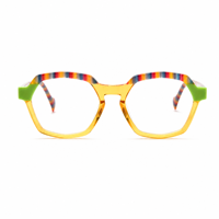 Monture de lunettes Resda RSD8054 en acétate coloré arc-en-ciel, monture intégrale, lunettes optiques tendance pour femmes, usage quotidien