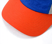 Casquette de camping personnalisable à 5 panneaux, séchage rapide, imperméable, pour la randonnée, le cyclisme, la pêche, les activités de plein air, casquette de baseball légère en polyester