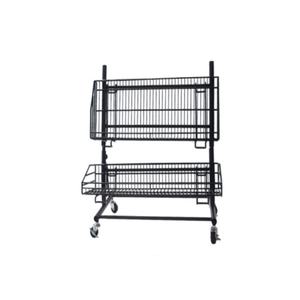 कस्टम आकार आधुनिक तार जाल टोकरी स्टैंड शेल्फ <span class=keywords><strong>2</strong></span> परत चल रही है - Product Image 1