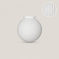 Abat-jour en verre gaufré Espere, soufflé à la main en verre sodocalcique, anti-éblouissement, pour lampe suspendue ou de table
