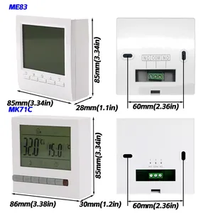 Lập trình gas nồi hơi sưởi ấm điều chỉnh nhiệt độ LCD điều khiển AA pin nhiệt với Kid khóa - Product Image 5