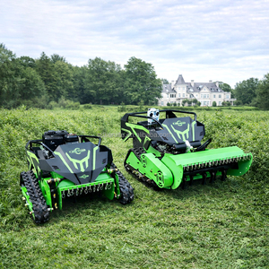 Top Seller Gasoline Diesel Tracked <strong>Lawn</strong> <strong>Mower</strong> Remote Control Flail <strong>Mower</strong> With 36 Y-blades For Tall Grass And Thorns - Product Image 1
