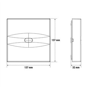 Faro di Emergenza Beghelli 30,5 cm Larghezza 26 cm Profondità 4 cm Altezza Per Uso Interno - Product Image 2