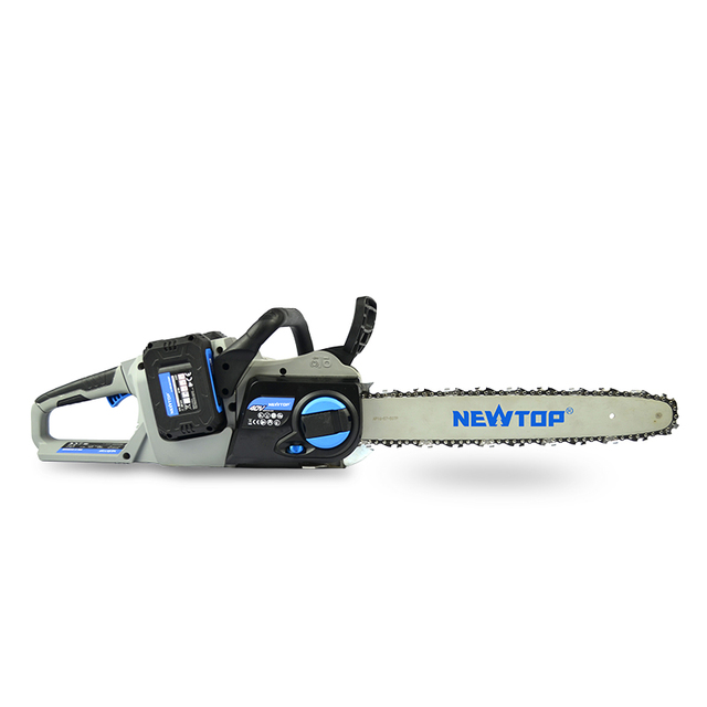High Power 20V Two Lithium Battery Cordless Electric Saw 12 Inch One Hand Portable Wood Cutting Electric Chainsaw