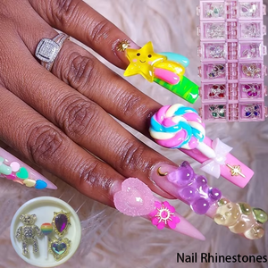 30pcs mezcla de <span class=keywords><strong>uñas</strong></span> encantos <span class=keywords><strong>2021</strong></span> dulces Kawaii mixto cuelga encantos para <span class=keywords><strong>uñas</strong></span> Consejos de decoración flor 3D <span class=keywords><strong>uñas</strong></span> encantos - Product Image 4