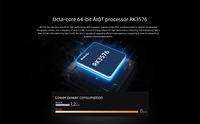 AIoT Android 14.0 RK3576 Octa Core 4K 120fps Low-Power Large-Model 6TOPS Edge SOM Linux Android 14 Rockchip Rk3576 SOM Module