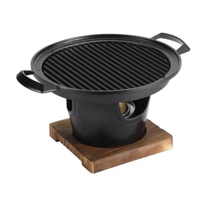 หม้อสุกี้ยากิสแตนเลสสไตล์ญี่ปุ่น หม้อเท็ตสึนาเบะ หม้อชาบู กระทะย่าง - Product Image 1