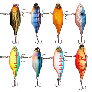 Esca da Pesca VIB 60mm 17g, Esca Rigida per Acqua Salata, Esca Artificiale Vibrante per Bass, Esca con Sonaglio per Pesca in Acqua Dolce - Product Image 1