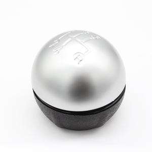 Poignée de levier de vitesse manuelle Fiat 5 6 vitesses en alliage d'aluminium argent mat, design ergonomique - Product Image 5