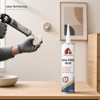 Adhésif monocomposant époxy FEIDU sans clouage, séchage rapide, mastic pour décoration intérieure, menuiserie et construction 300ml