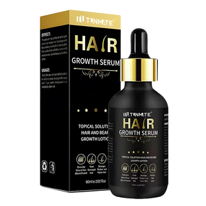 Siero per la crescita di capelli e barba con biotina e olio di ricino, all'ingrosso OEM Private Label, per <span class=keywords><strong>uomo</strong></span> e donna, ripara i danni, nutre il cuoio capelluto. - Product Image 1